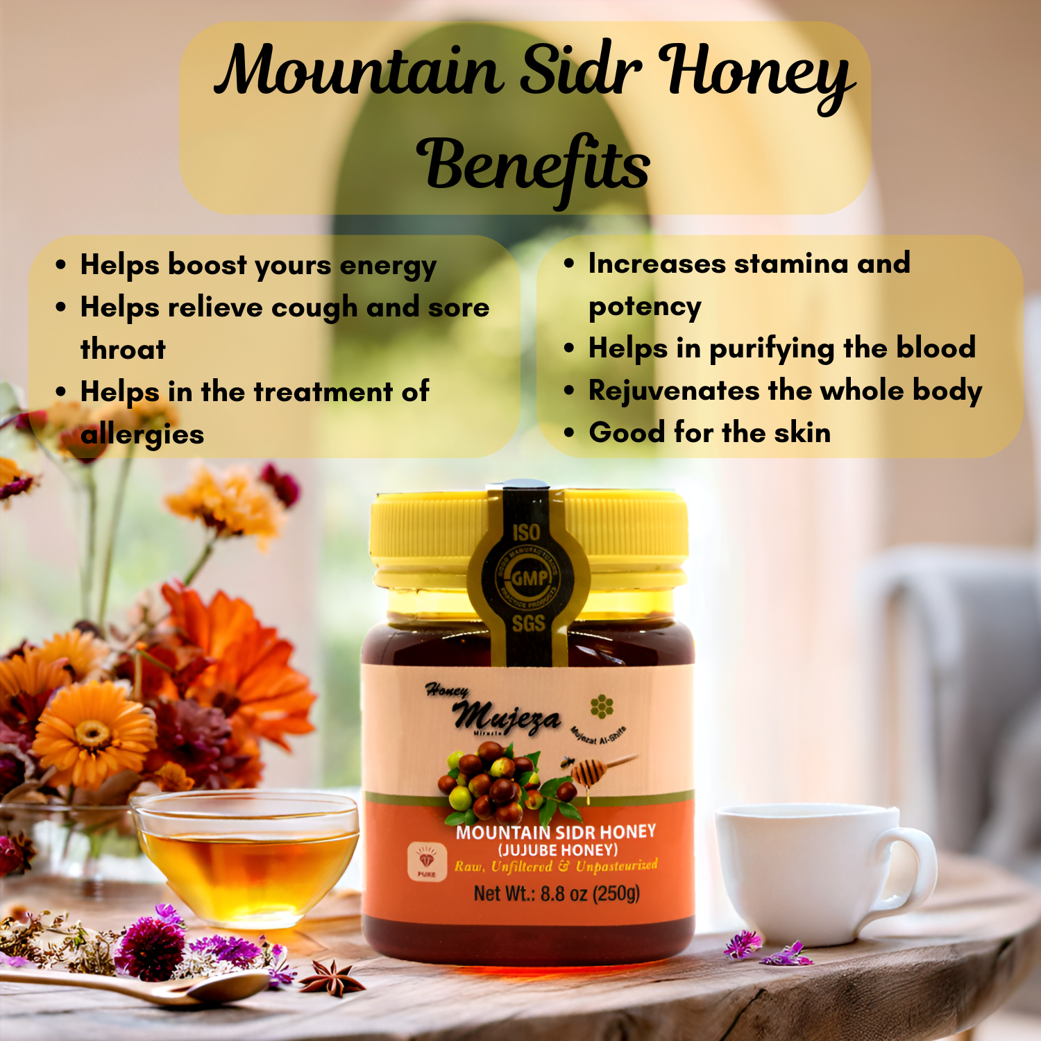 Pure Mountain Sidr Honey "Jujube Honey"