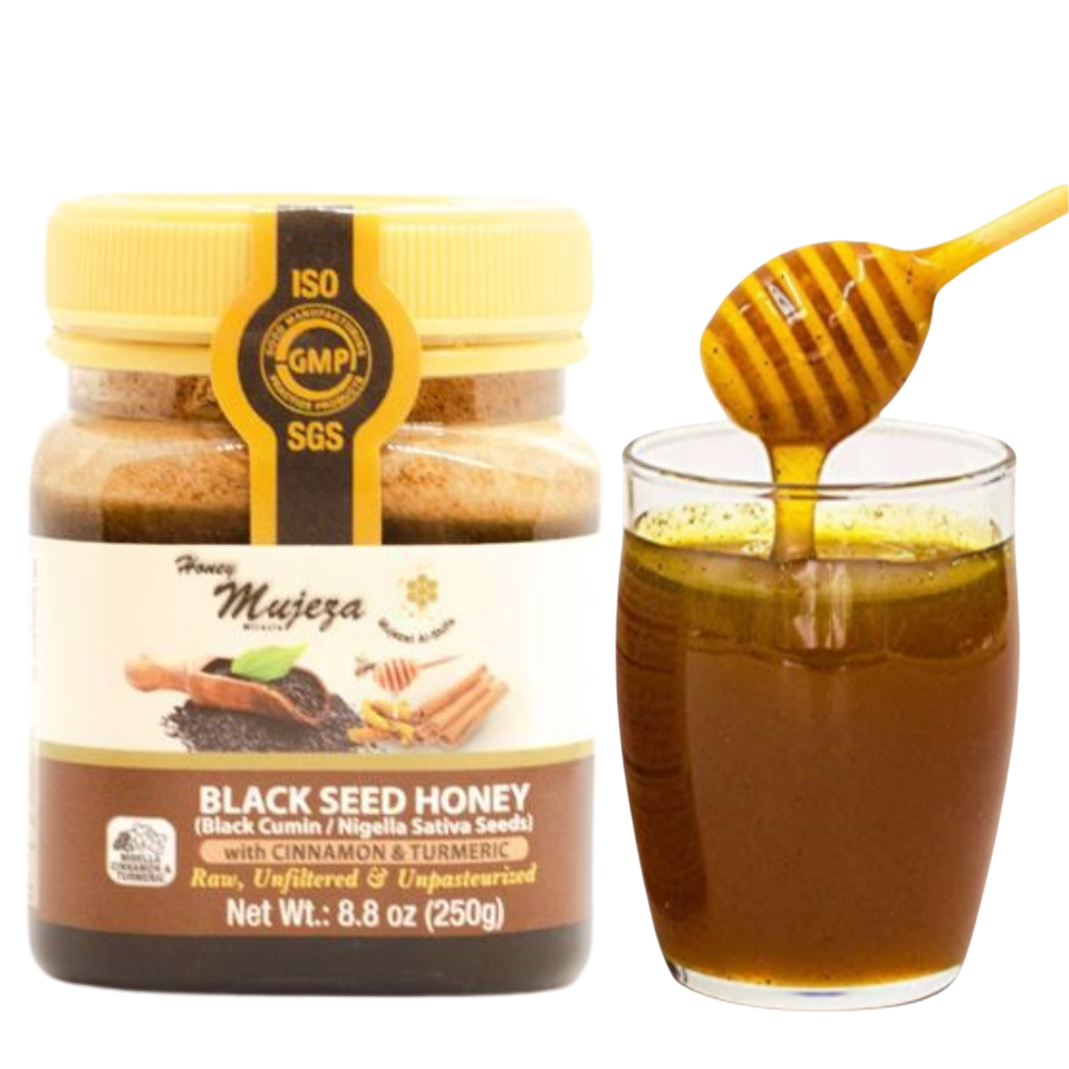 Black Seed Honey with Ceylon Cinnamon and Turmeric