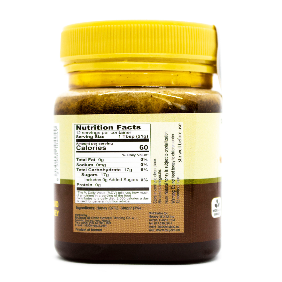 Black Seed Honey with Ginger