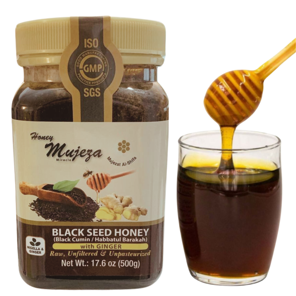 Black Seed Honey with Ginger