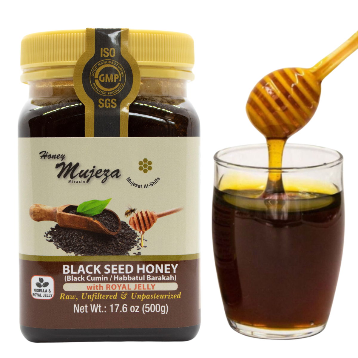 Black Seed Honey with Royal Jelly - عسل حبة البركة مع غذاء الملكات