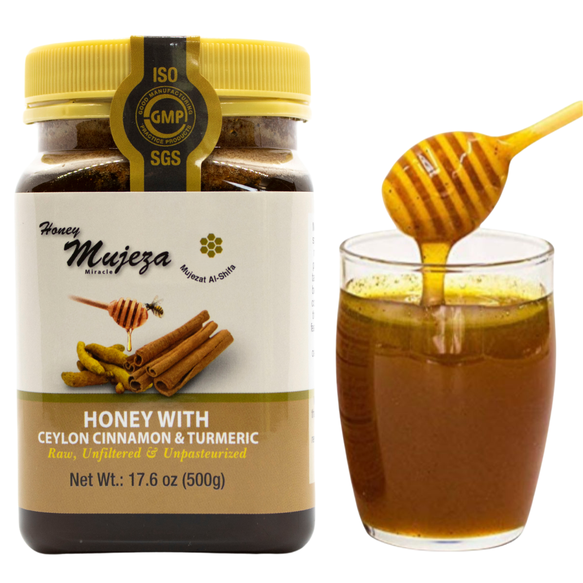 Wildflower Honey with Ceylon Cinnamon and Turmeric