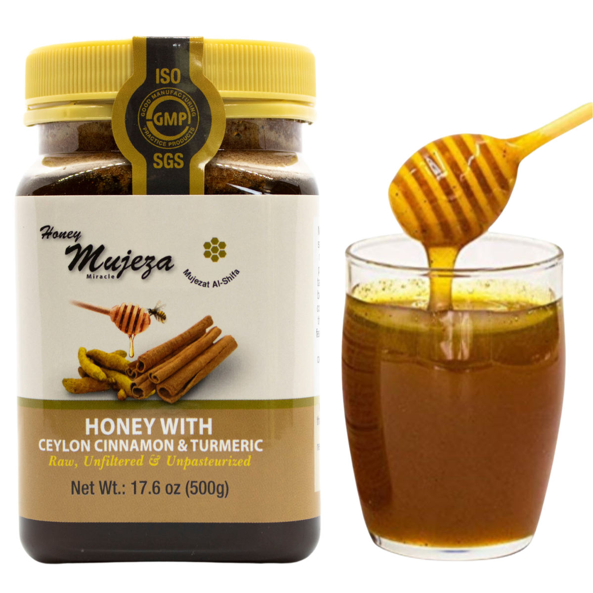 Buy Honey with Ceylon Cinnamon and Turmeric At Best Price – Mujeza Buy Honey with Ceylon Cinnamon and Turmeric At Best Price – Mujeza