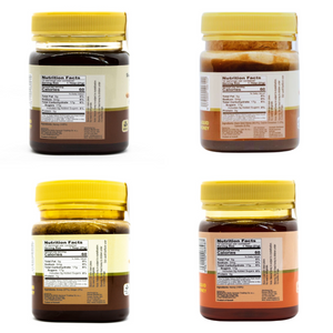 Pack of 4 Jars (Black Seed + Mountain Sidr + Ginger + Cinnamon & Turmeric) Each Jar 250g / 8.8oz