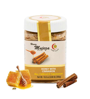 The Best Organic Wildflower Honey with Cinnamon - عسل الزهور البرية مع القرفة - Mujeza Honey