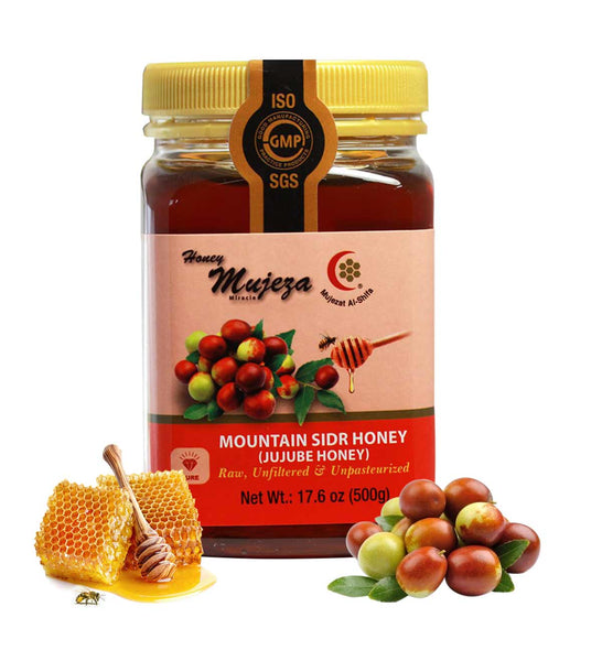The Pure Mountain Sidr Honey " Jujube Honey " - 500g - عسل السدر الجبلي الصافي - Mujeza Honey