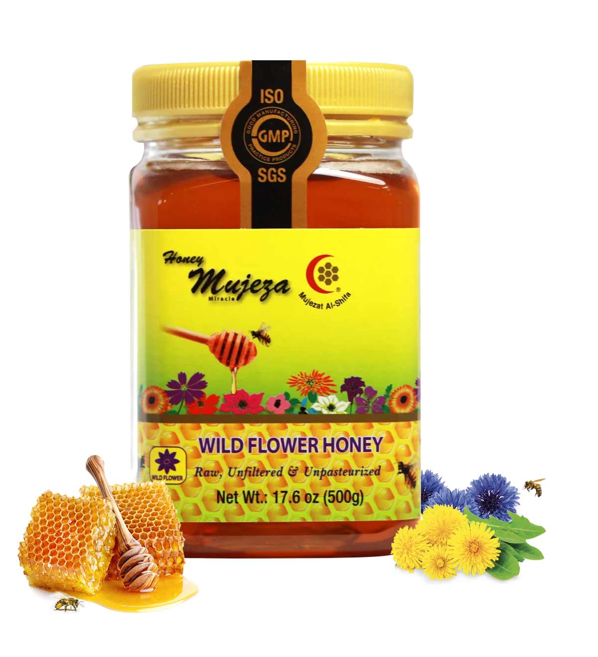 Mujeza Best Pure Wildflower Honey - عسل الزهور البرية الصافي - Mujeza Honey