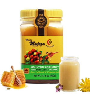 Mountain Sidr Honey (Jujube) with Royal Jelly - عسل السدر الجبلي مع غذاء الملكات - Mujeza Honey - 4