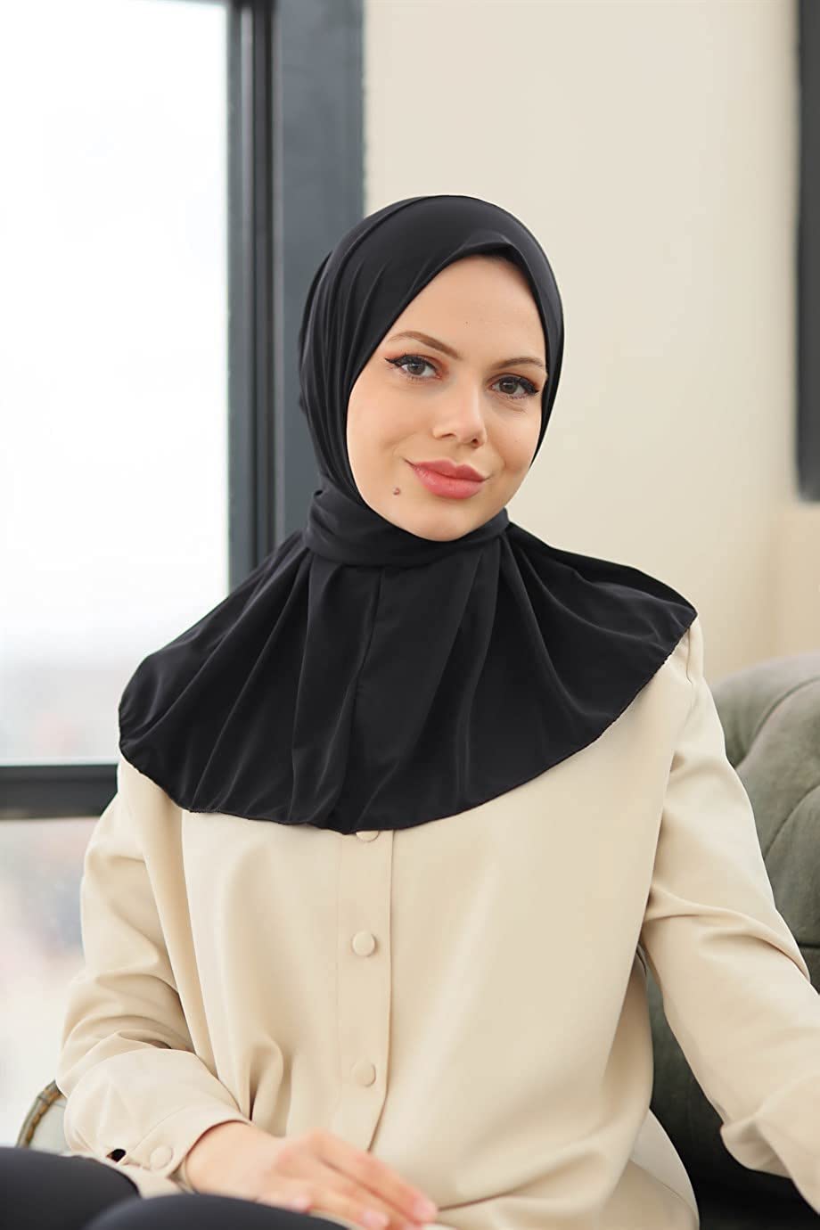 Marwa Fashion Muslim Hijab for Women - Premium Quality Hijab Scarves for Women Made up of Polyester