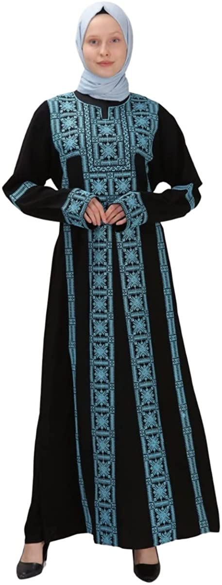 Marwa Fashion Palestinian Thobe Dress for Women - Traditional Palestinian Dress for Girl with Beautiful embroidery