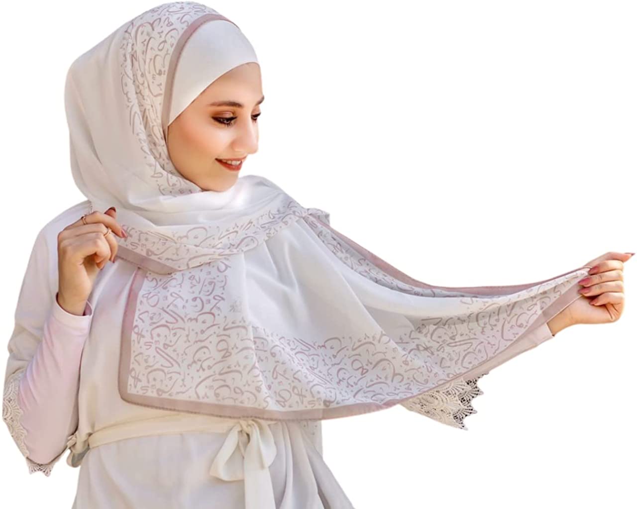 Marwa Fashion Muslim Hijab for Women with Cap - Premium Quality Hijab Cap for Women made up of Chiffon