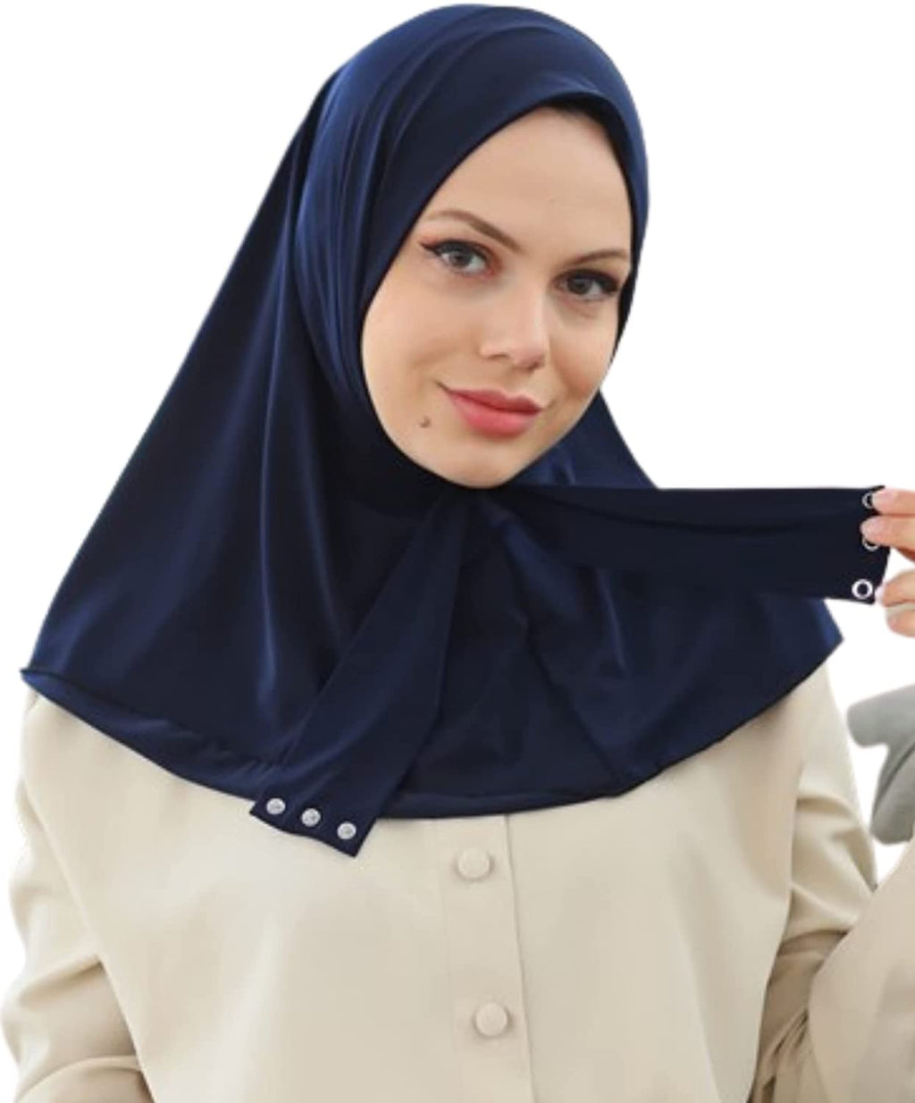 Marwa Fashion Muslim Hijab for Women with Cap - Premium Quality Hijab Cap for Women made up of Chiffon