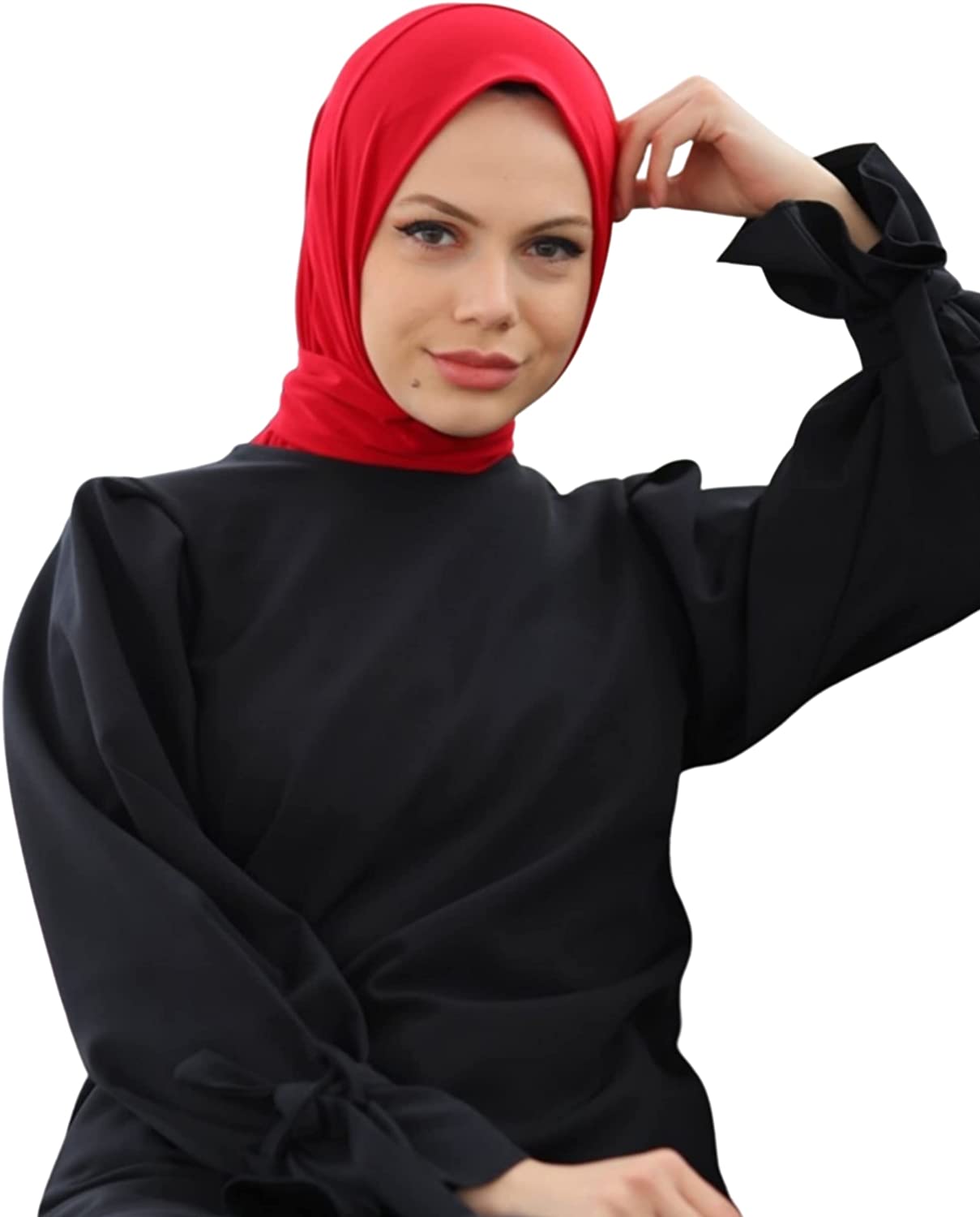 jadeglow Hijab Scarf for Women - Stylish Viscose Hijab, Comfortable  Hijabsoff and Jersey Hijab for Muslim Women (Black) at  Women's  Clothing store