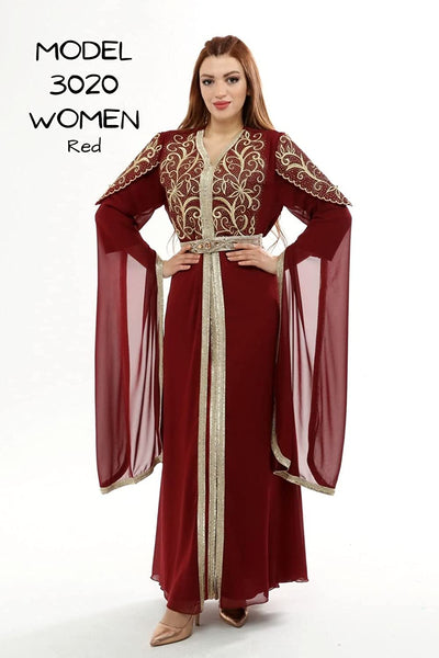 Pink Kaftan Pleated Fabric, Chic Kaftan Luxury Dressing Wedding Gown | Museo