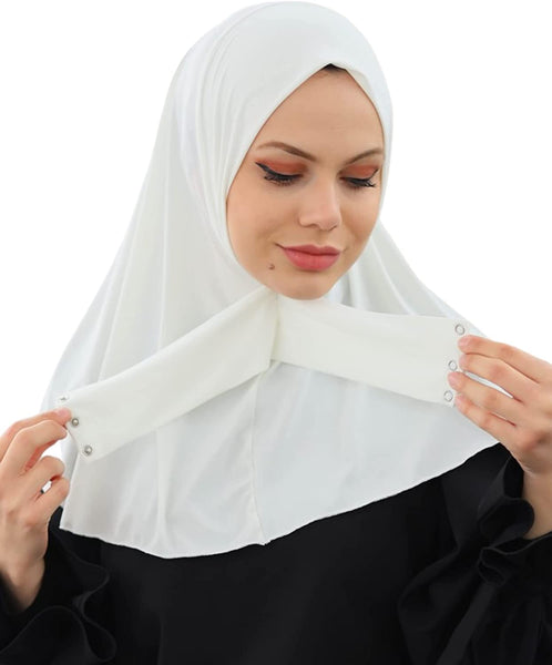 Marwa Fashion Muslim Hijab for Women with Cap - Premium Quality Hijab Cap for Women made up of Chiffon
