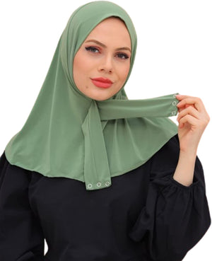 Marwa Fashion Muslim Hijab for Women with Cap - Premium Quality Hijab Cap for Women made up of Chiffon