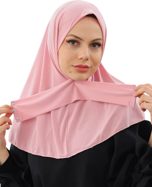 Marwa Fashion Muslim Hijab for Women with Cap - Premium Quality Hijab Cap for Women made up of Chiffon