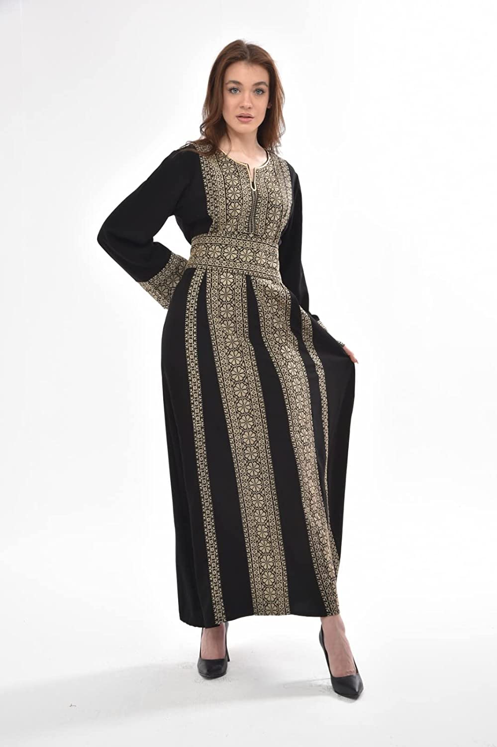 Marwa Fashion Model-547-Parent (Small, Black Beige)