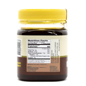 Ingredients of Black Seed Honey with Propolis (250 g Jar ) - (العكبر) عسل حبة البركة مع البروبوليس - Mujeza Honey