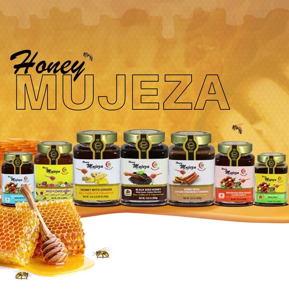 Categories of Mountain Sidr Honey (Jujube)  - عسل السدر الجبلي - Mujeza Honey